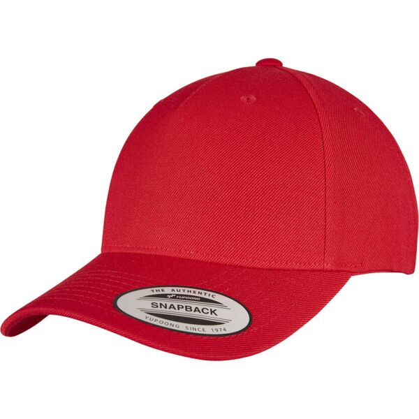 YP classics 5-panel premium curved visor snapback cap (5789M) Thumbnail