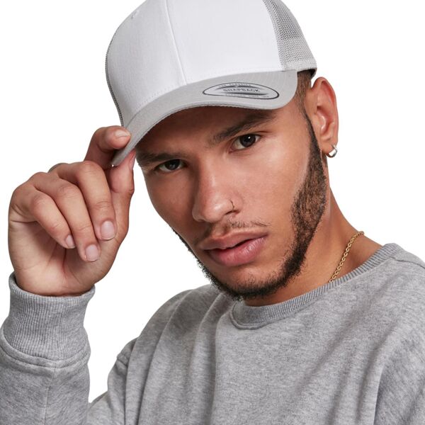 Flexfit Retro Coloured Front Trucker Cap Thumbnail