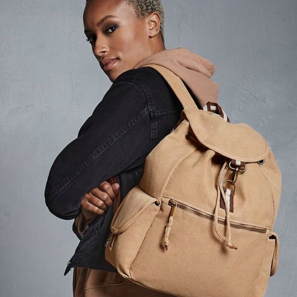 Vintage Canvas Backpack Thumbnail