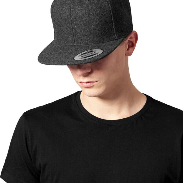 Melton wool snapback (6689M) Thumbnail